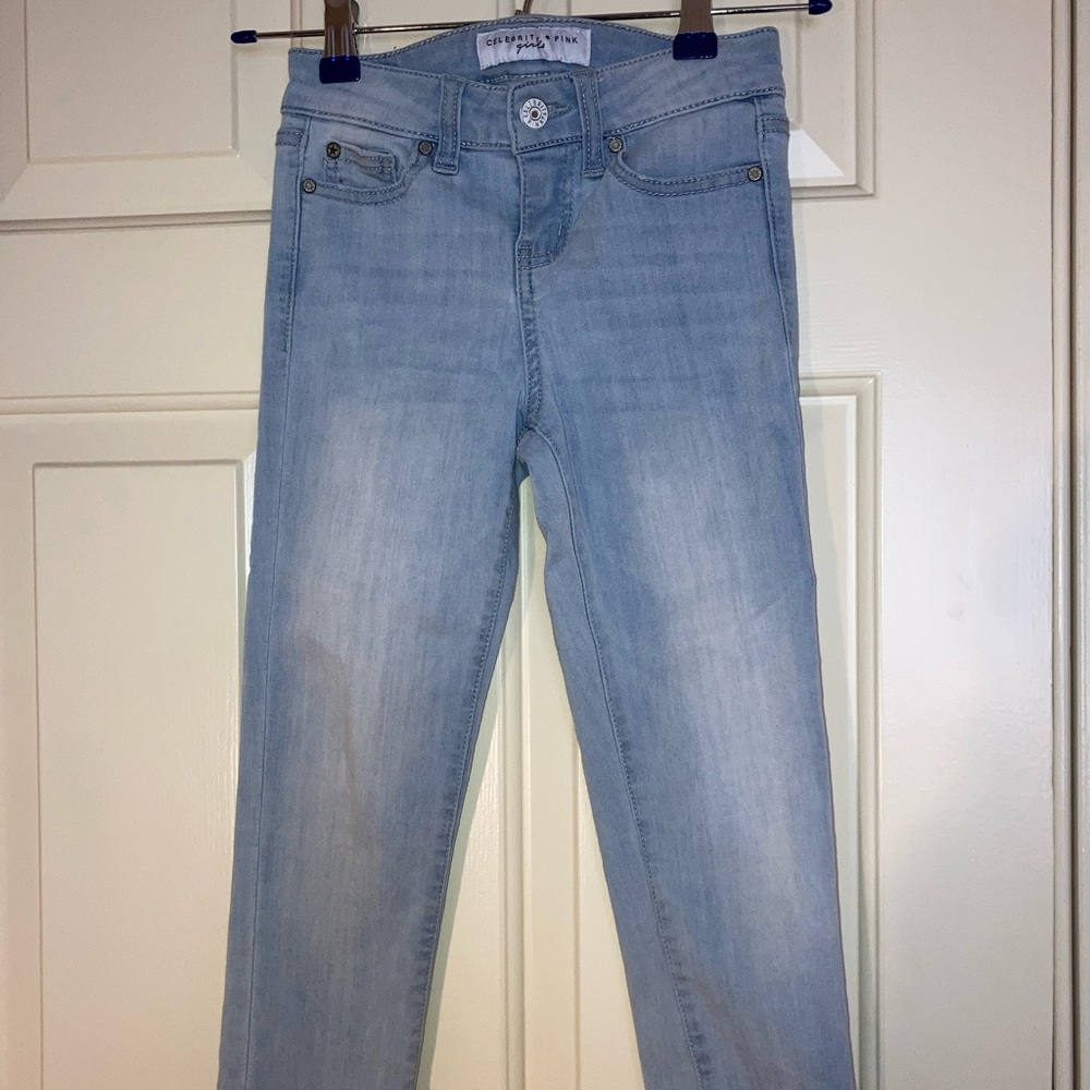 Girls Cropped Skinny Jeans, size 8